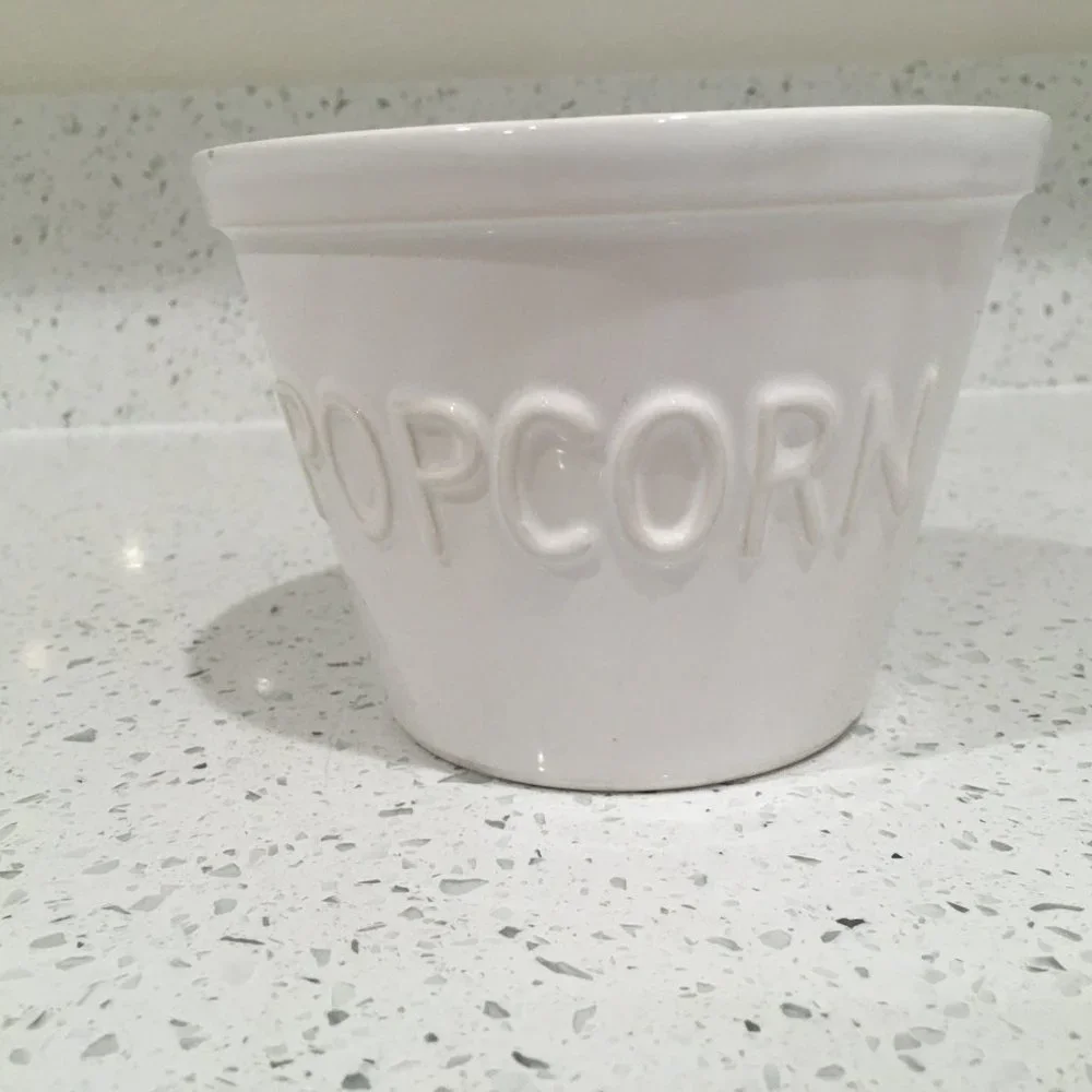 Original 1st Release of Crate & Barrel “Popcorn” Bowls Set of 2 (early 2000s)